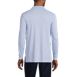 Men's Long Sleeve Interlock Polo Shirt, Back