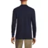 Men's Long Sleeve Interlock Polo Shirt, Back