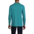 Men's Long Sleeve Interlock Polo Shirt, Back