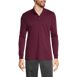 Men's Long Sleeve Interlock Polo Shirt, Front