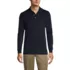 Men's Long Sleeve Interlock Polo Shirt, Front