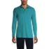 Men's Long Sleeve Interlock Polo Shirt, Front