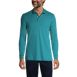 Men's Long Sleeve Interlock Polo Shirt, Front