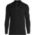 Men's Long Sleeve Interlock Polo Shirt, Front