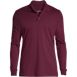 Men's Long Sleeve Interlock Polo Shirt, Front