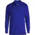 Men's Long Sleeve Interlock Polo Shirt, Front