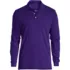 Men's Long Sleeve Interlock Polo Shirt, Front