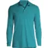Men's Long Sleeve Interlock Polo Shirt, Front