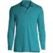 Men's Long Sleeve Interlock Polo Shirt, Front