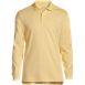 Men's Long Sleeve Interlock Polo Shirt, Front