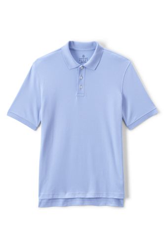 Men's Short Sleeve Interlock Polo Shirt from Lands' End