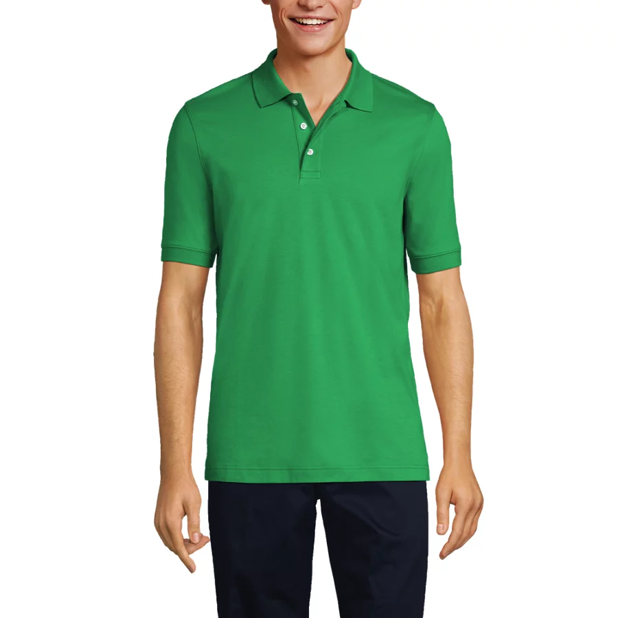 School Uniform Short Sleeve Interlock Polo Shirt view 4