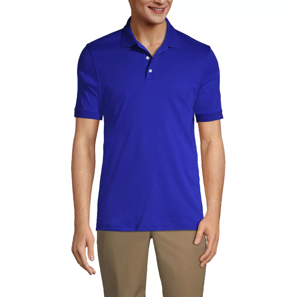 Men's Short Sleeve Interlock Polo Shirt