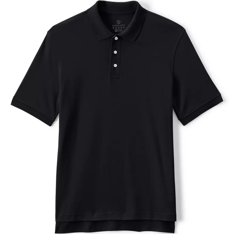 Men's Short Sleeve Interlock Polo Shirt, Front