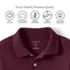 Men's Long Sleeve Interlock Polo Shirt, alternative image