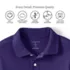 Men's Long Sleeve Interlock Polo Shirt, alternative image