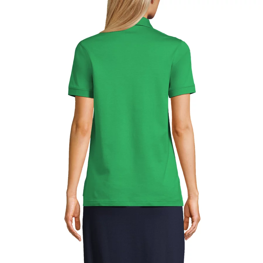 School Uniform Short Sleeve Interlock Polo Shirt view 5