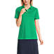 Women's Short Sleeve Interlock Polo Shirt, Front
