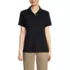 Women's Short Sleeve Interlock Polo Shirt, Front