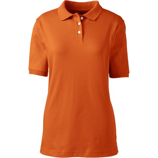 Women s Orange Polo Shirts Lands End