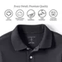 School Uniform Kids Short Sleeve Interlock Polo Shirt