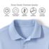 School Uniform Women's Tall Long Sleeve Interlock Polo Shirt, alternative image