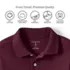 Women's Long Sleeve Interlock Polo Shirt, alternative image