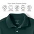 Women's Long Sleeve Interlock Polo Shirt, alternative image