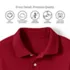 Women's Long Sleeve Interlock Polo Shirt, alternative image