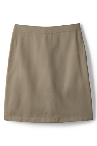 Girls Blend Chino Skort Top Of Knee Lands End