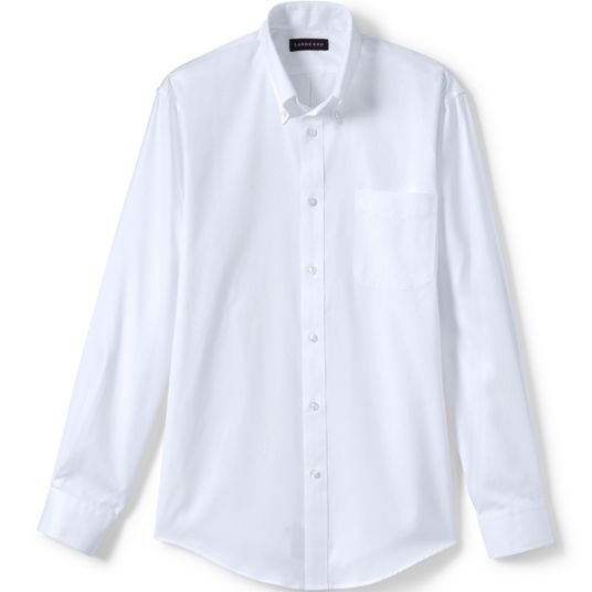 White Dress Shirts for Men | Lands' End