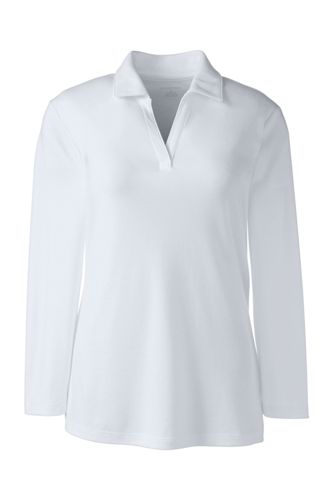 women's johnny collar shirt