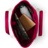 Medium Solid Color 5 Pocket Open Top Long Handle Canvas Tote Bag, alternative image
