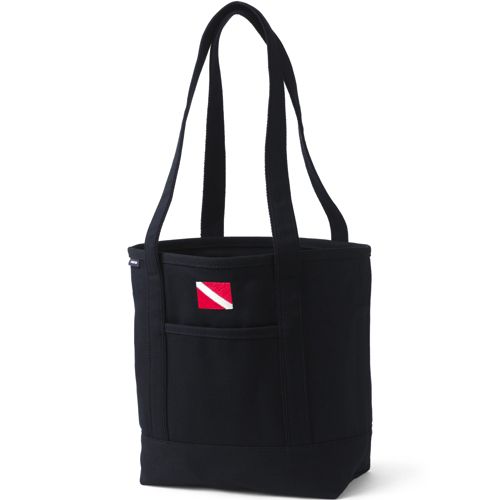 Medium Solid LANDS'END Tote Bag - clothing & accessories - by