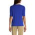 Women's Cotton Polyester Modern Half Sleeve Splitneck, Back