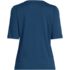 Women's Cotton Polyester Modern Half Sleeve Splitneck, Back