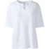 Women's Cotton Polyester Modern Half Sleeve Splitneck, Front