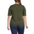Women's Plus Size Cotton Polyester Modern Half Sleeve Splitneck, Back