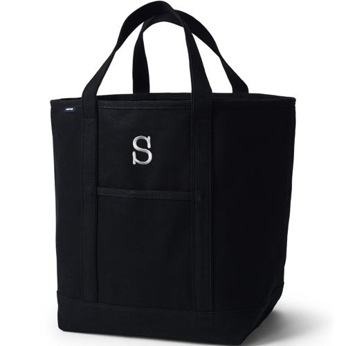 Solid Color Open Top Tote Bag