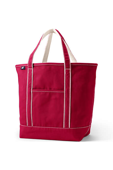 Solid Color Open Top Tote Bag