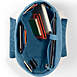 Medium Solid Color 5 Pocket Open Top Canvas Tote Bag, alternative image