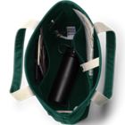 Medium Solid Color 5 Pocket Open Top Canvas Tote Bag