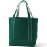 Medium Solid Color 5 Pocket Open Top Canvas Tote Bag, Back