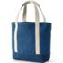 Medium Solid Color 5 Pocket Open Top Canvas Tote Bag, Back