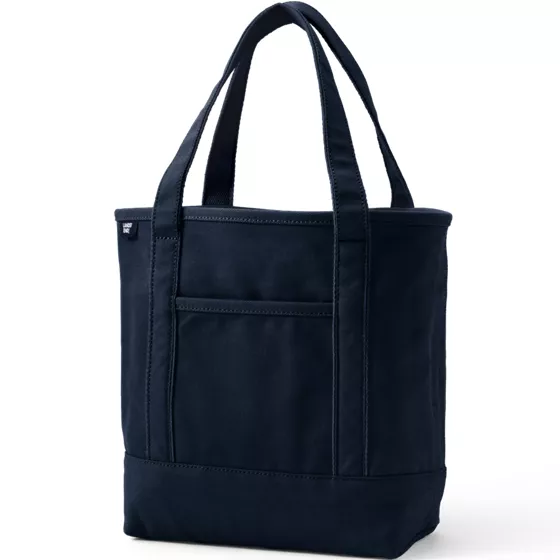School Uniform Solid Color 5 Pocket Canvas Tote Bags - primary