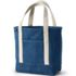 Medium Solid Color 5 Pocket Open Top Canvas Tote Bag, Front