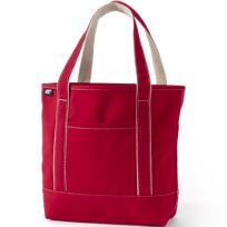 Lands' End トートバッグ ベージュと赤 LANDS'END（トートバッグ）のフリマアイテム一覧