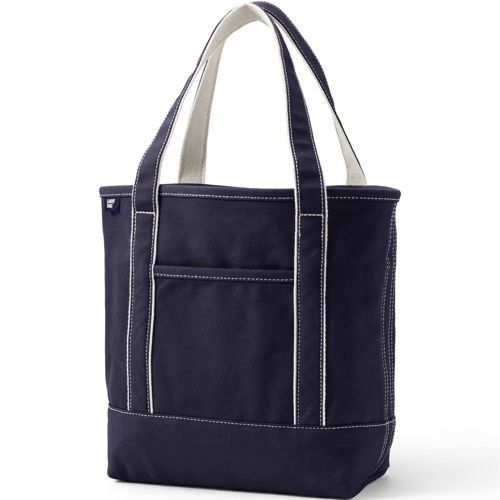 Lands End Extra Large Canvas Tote Bag -  Hong Kong