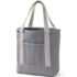 Medium Solid Color 5 Pocket Open Top Canvas Tote Bag, Front
