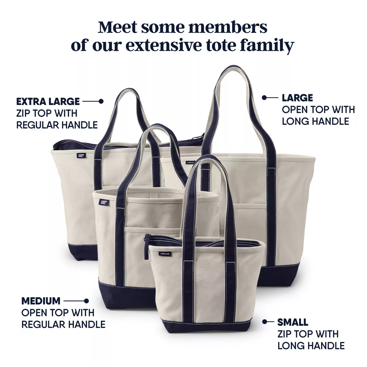 Medium Solid Color 5 Pocket Open Top Canvas Tote Bag